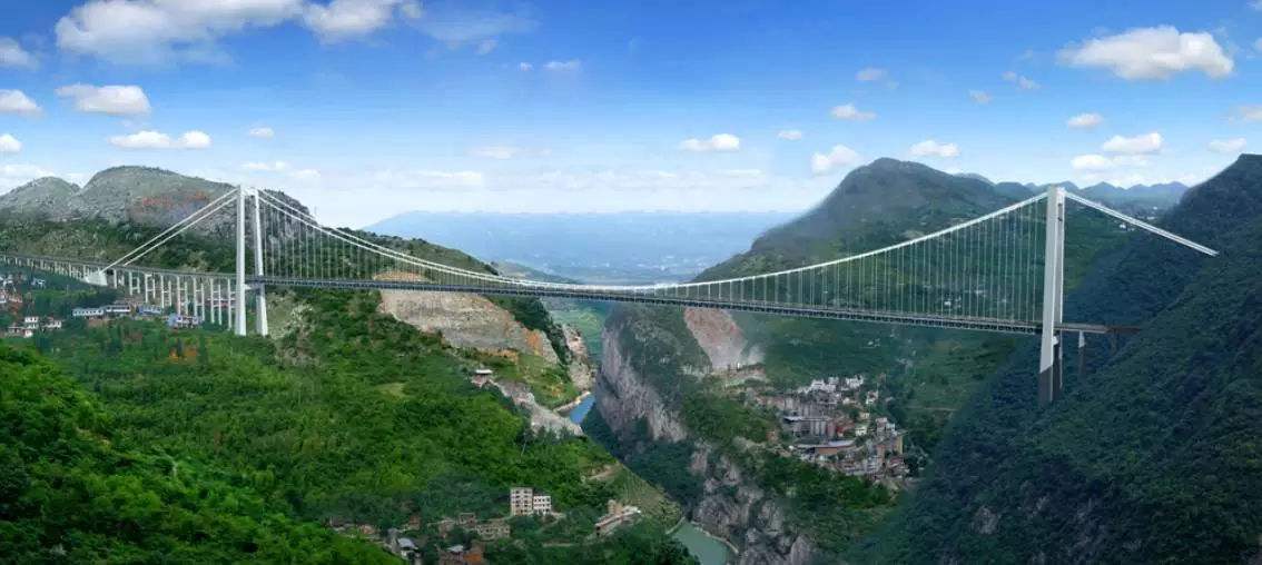 赤水河红军大桥全面建成历时29个月 堪称世界级超级工程！